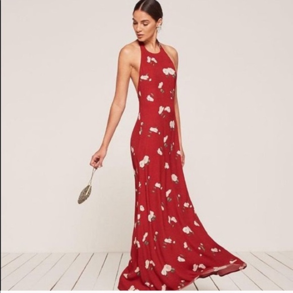 Reformation Ana Dress in Opal (XS)